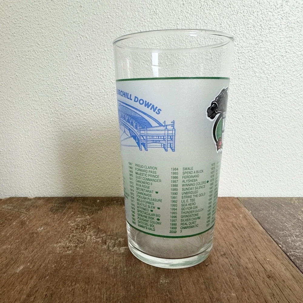 2000 Kentucky Derby Churchill Downs Horse Race Collectible‎ Mint Julep Glass